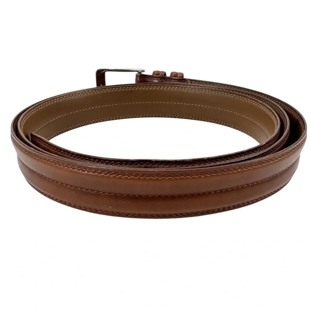 Allen Edmonds Classic Genuine Leather Belt Brown Plus Size